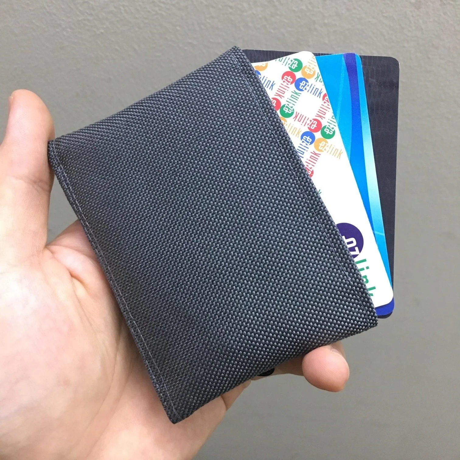 MIL-SPEC KEY WALLET WITH CARD POCKET - 1000 DENIER CORDURA (STEEL GRAY) - Image 4