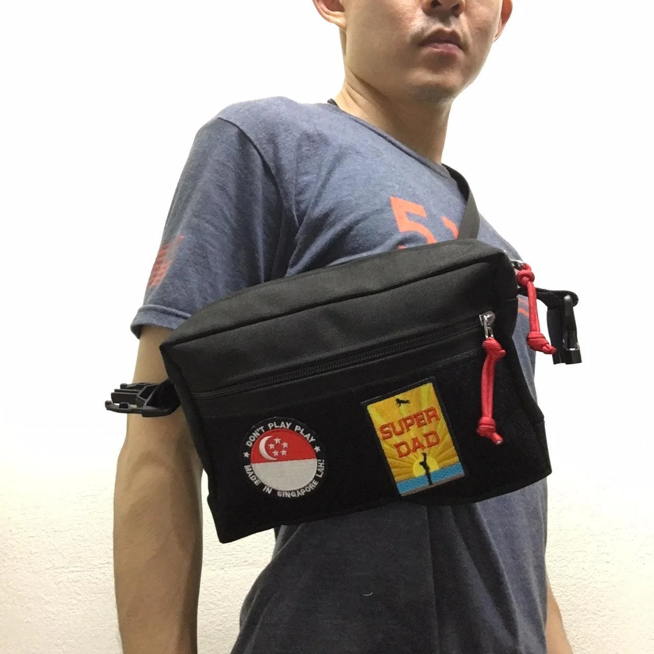 MIL-SPEC SHOULDER SLING BAG - 1000 DENIER CORDURA (BLACK) - Image 11