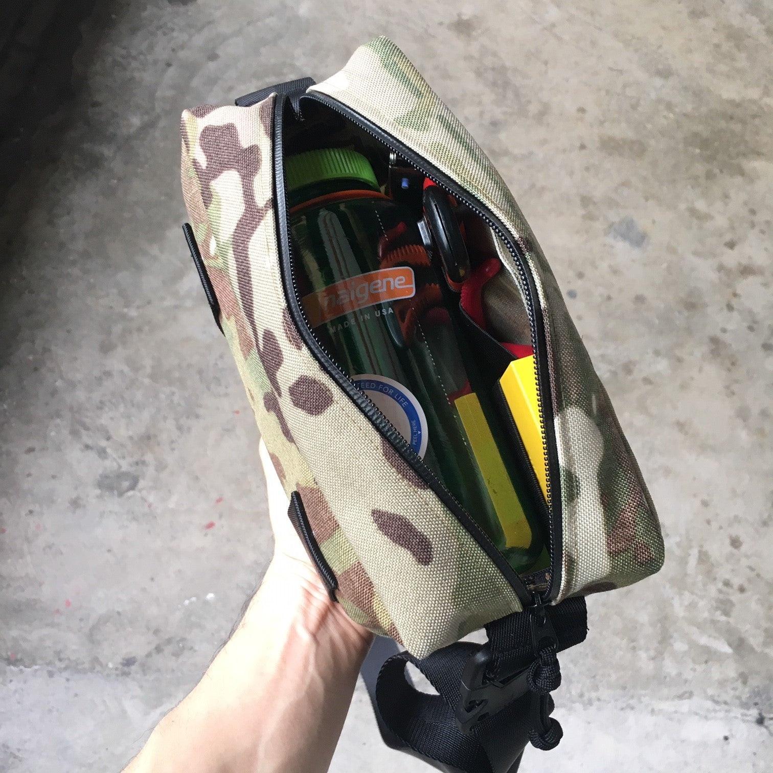 MIL-SPEC SHOULDER SLING BAG - 1000 DENIER CORDURA, SPLASHPROOF ZIPPERS (MULTICAM) - Image 5