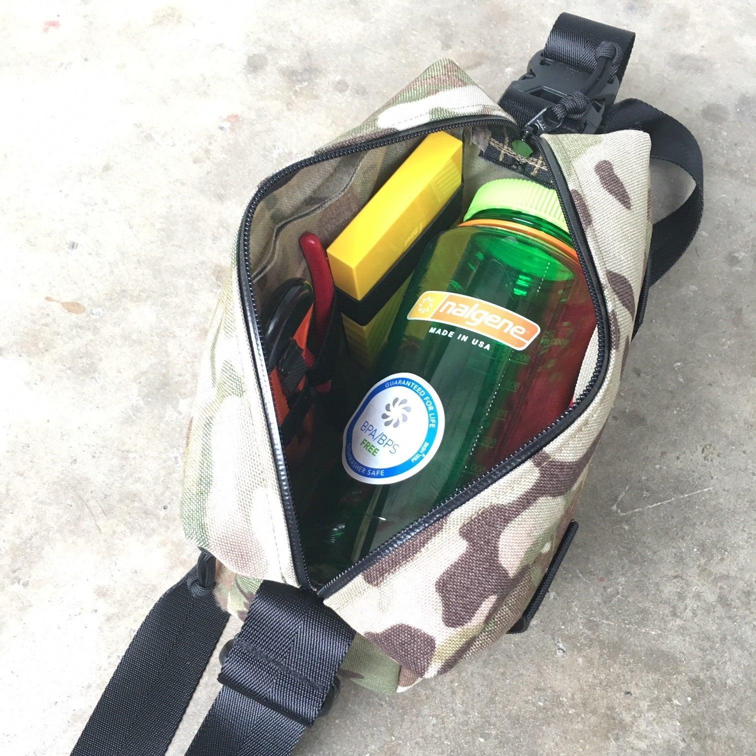 MIL-SPEC SHOULDER SLING BAG - 1000 DENIER CORDURA, SPLASHPROOF ZIPPERS (MULTICAM) - Image 8