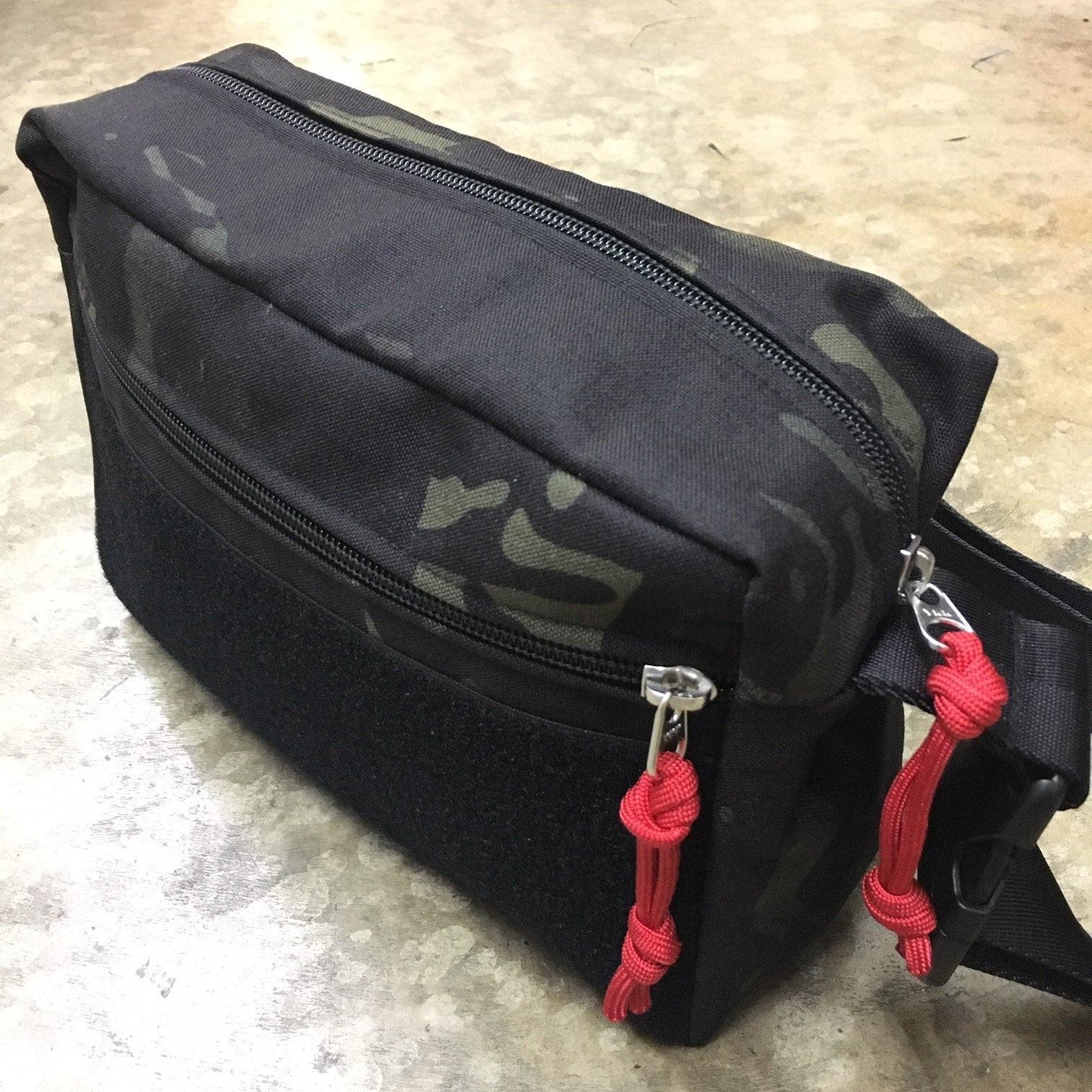 MIL-SPEC SHOULDER SLING BAG - 500 DENIER CORDURA (MULTICAM BLACK) - Image 4
