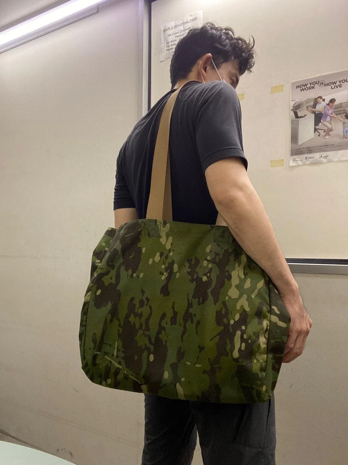 MIL-SPEC TOTE BAG - 1000 DENIER CORDURA (TRUE TIMBER HTC SPRING) - Image 6