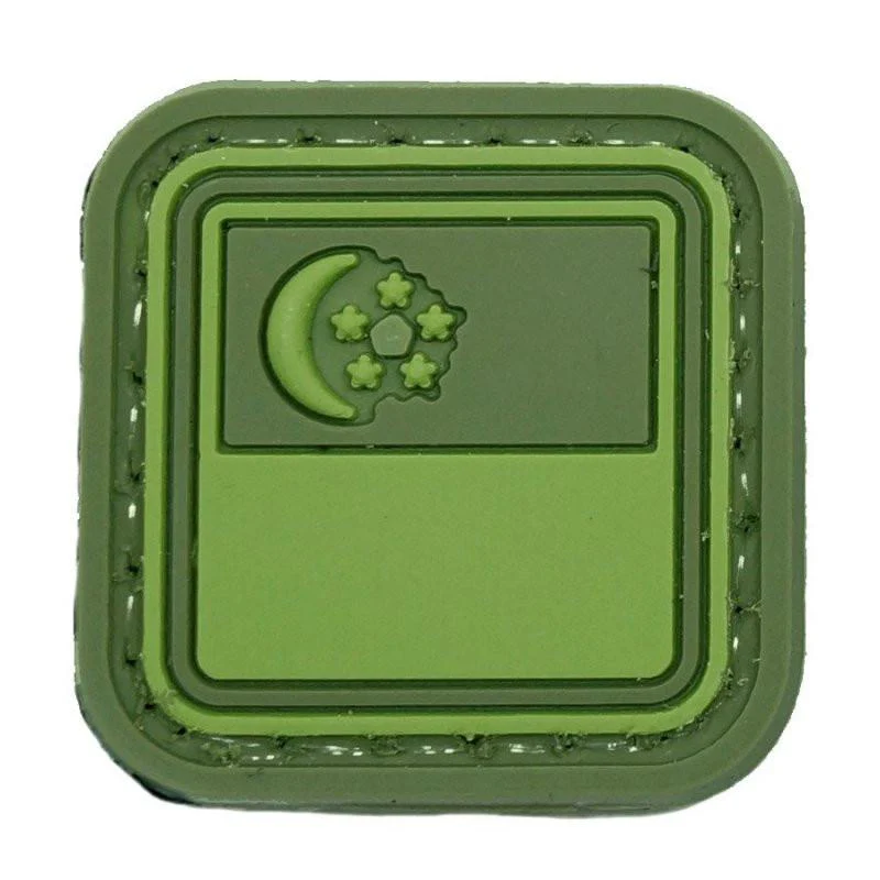 MINI PVC SINGAPORE FLAG - OLIVE GREEN