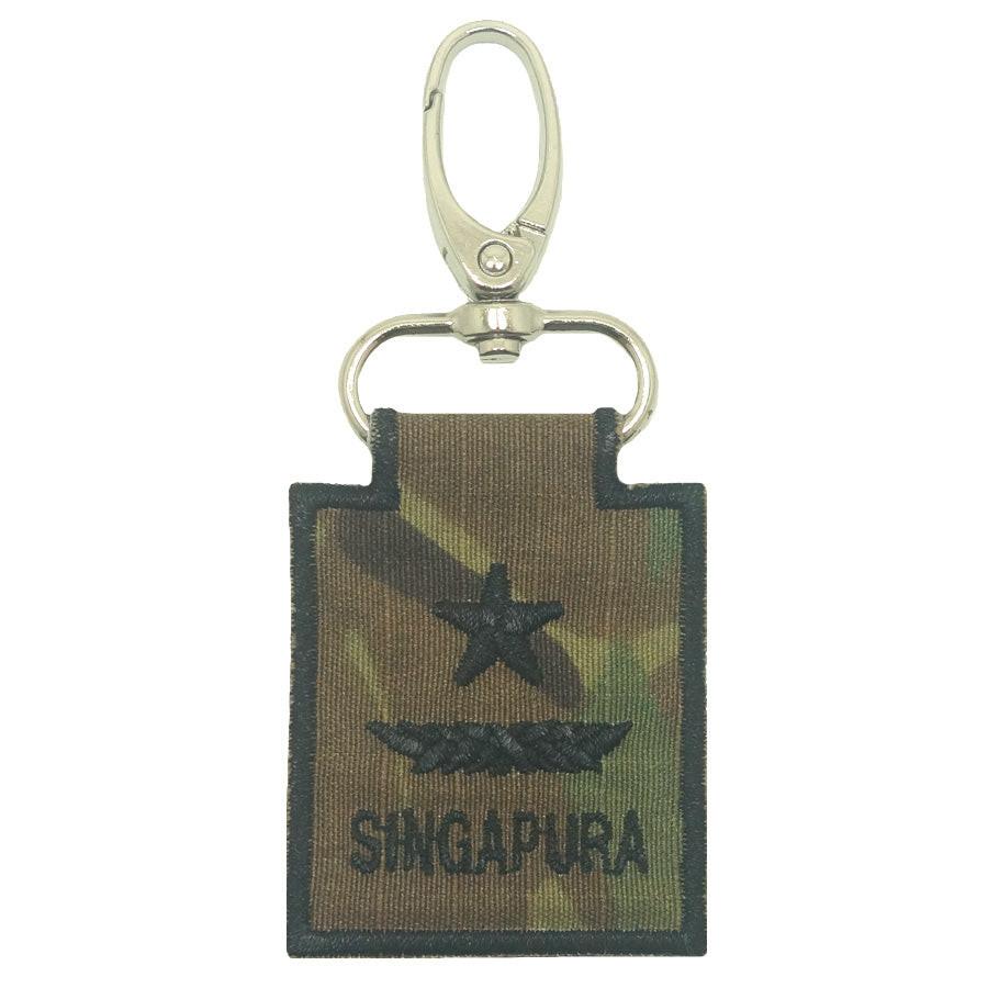 MINI SAF RANK KEYCHAIN - BG (MULTICAM)