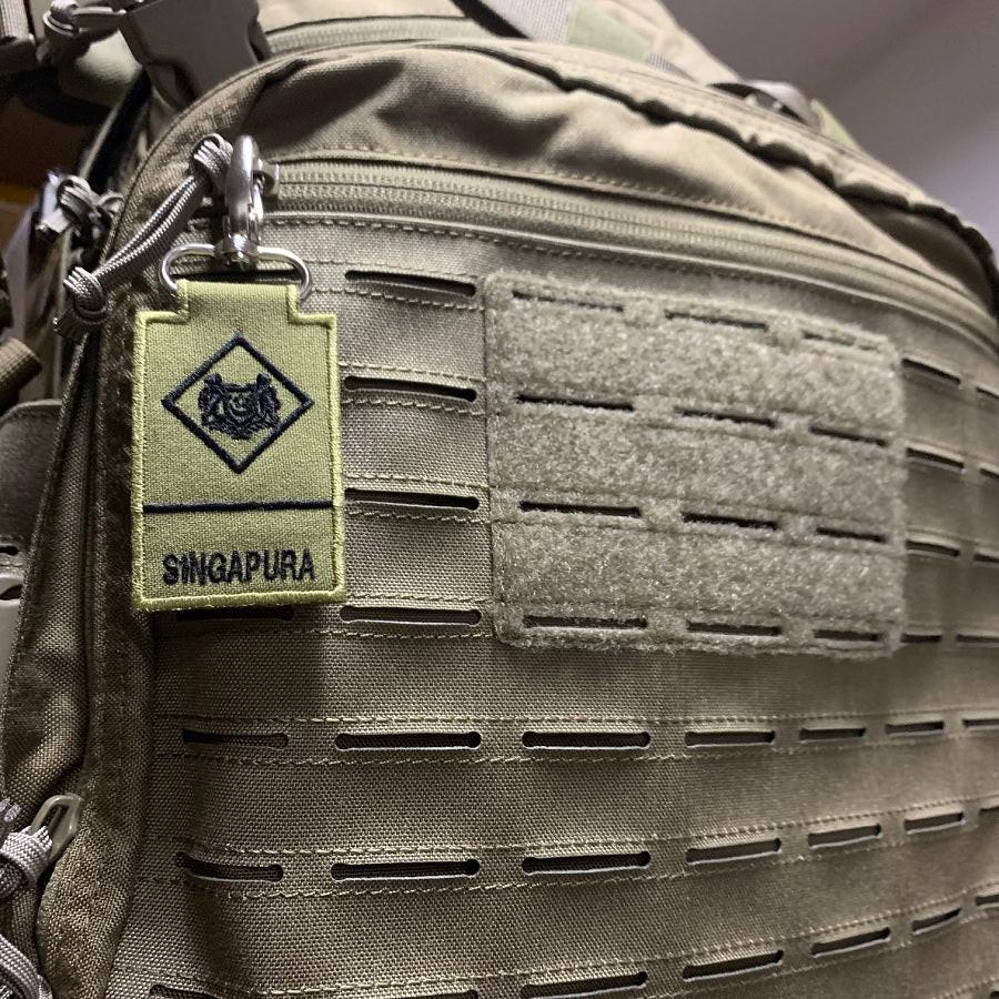 MINI SAF RANK KEYCHAIN - CPT (MULTICAM) - Image 3