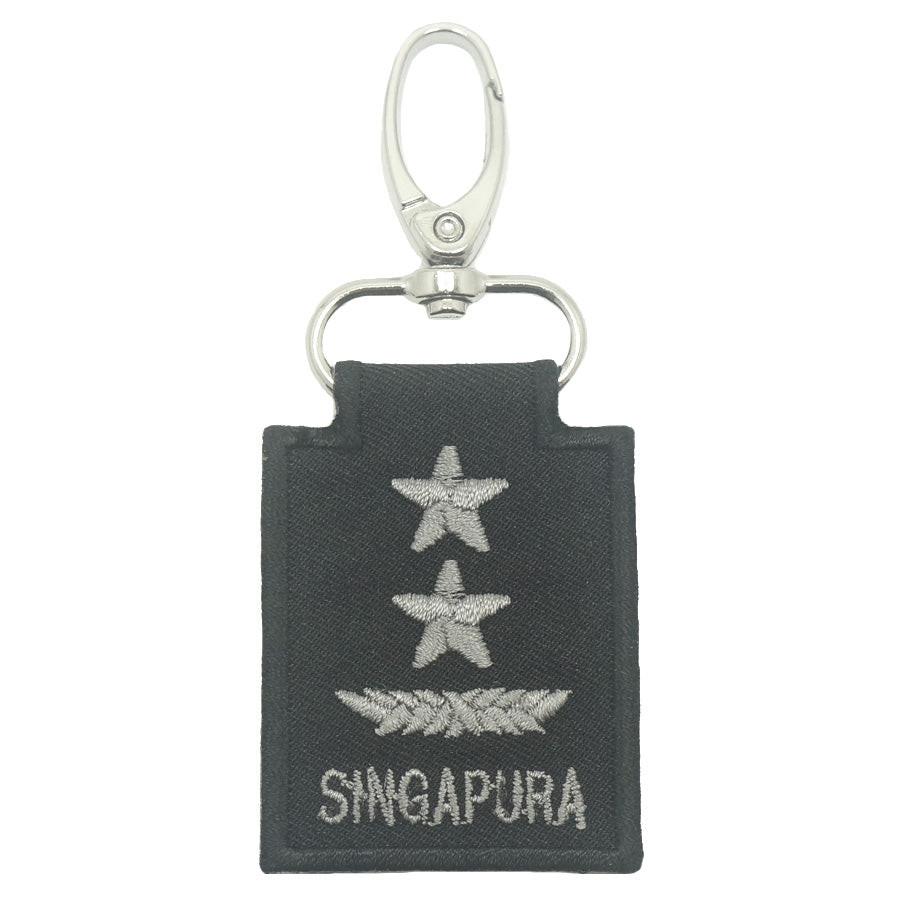 MINI SAF RANK KEYCHAIN - MG (BLACK FOLIAGE)