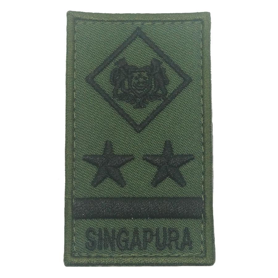 MINI SAF RANK PATCH - ME9 (OD GREEN) (NEW)
