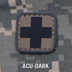 MSM MEDIC SQUARE 1 INCH PVC - ACU DARK
