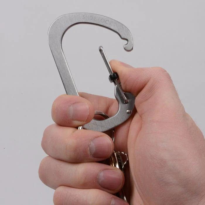 Nite Ize SlideLock Carabiner (Stainless Steel) 3-Pack - Silver - Image 3
