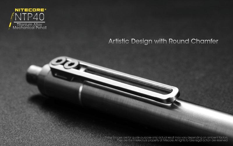 NITECORE NTP40 TITANIUM ALLOY MECHANICAL PENCIL - Image 10
