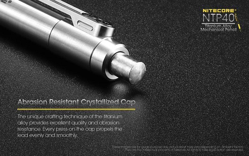 NITECORE NTP40 TITANIUM ALLOY MECHANICAL PENCIL - Image 6