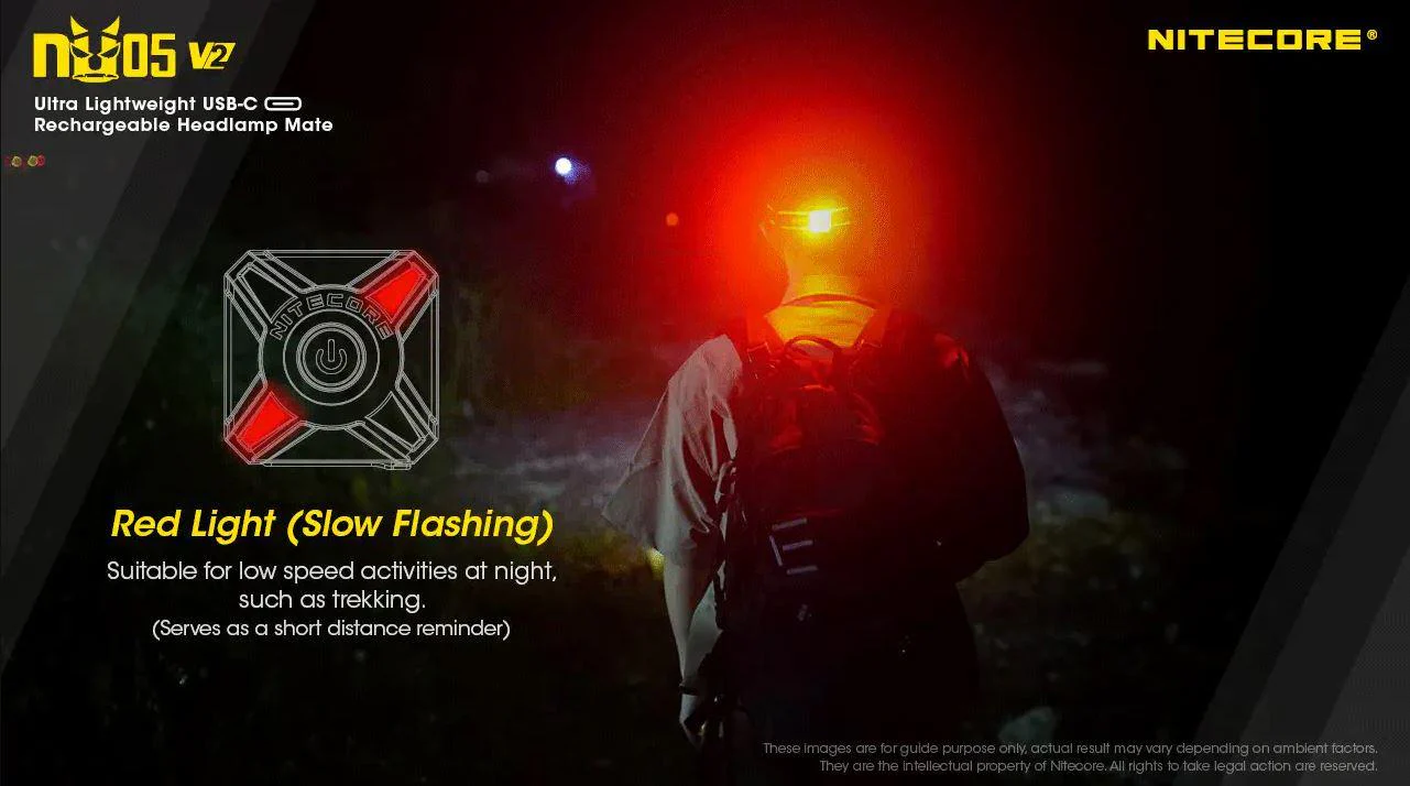 NITECORE NU05 V2 KIT - 40 LUMENS (BUILT-IN 120mAh 3.7V RECHARGEABLE BATTERY) - Image 13