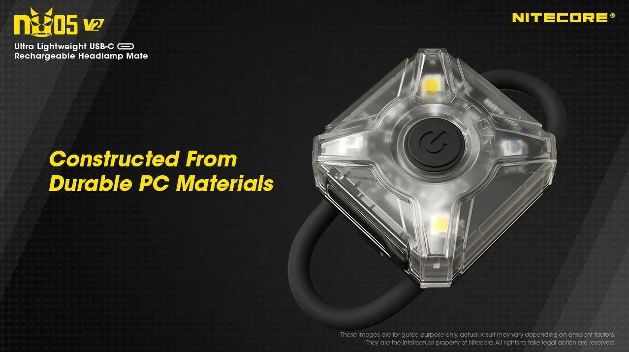 NITECORE NU05 V2 KIT - 40 LUMENS (BUILT-IN 120mAh 3.7V RECHARGEABLE BATTERY) - Image 21