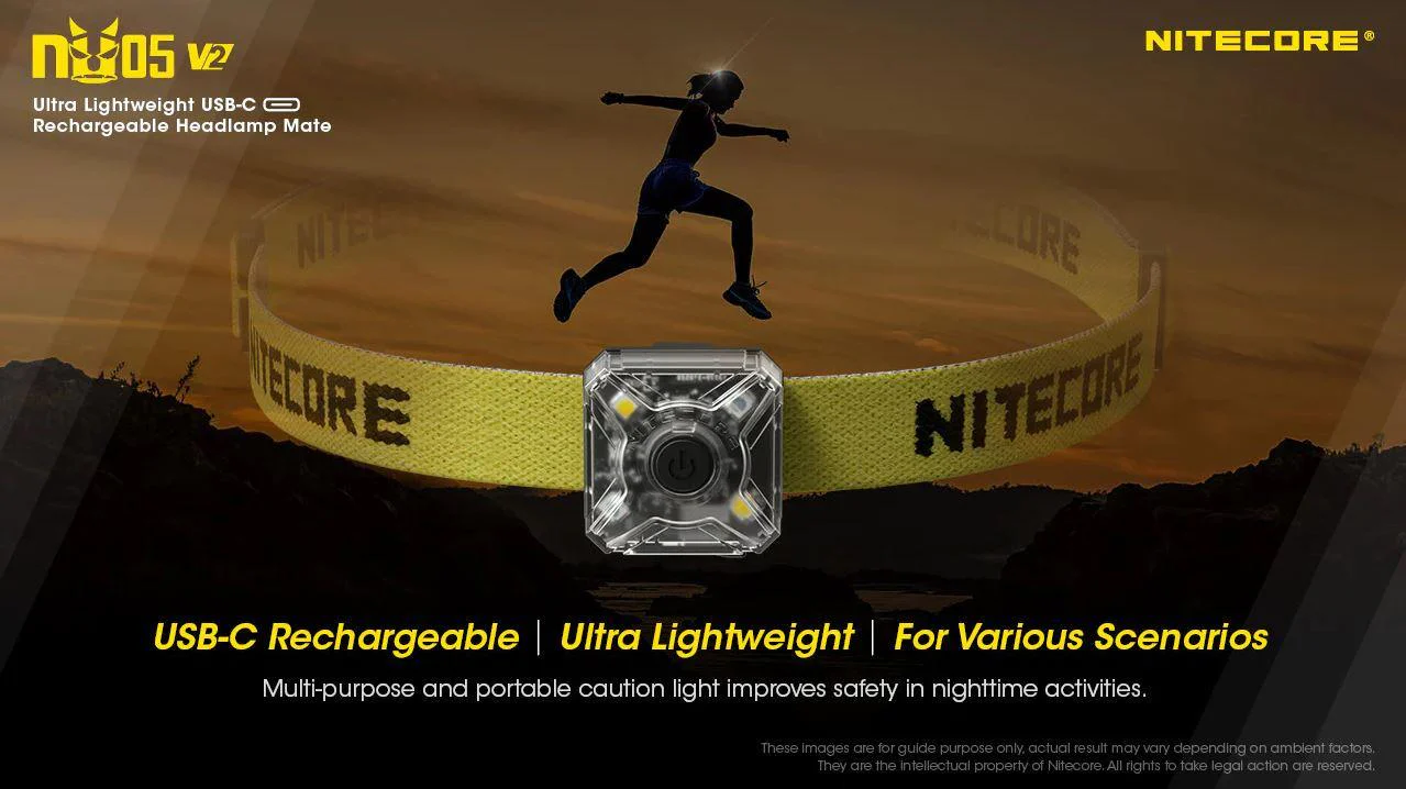 NITECORE NU05 V2 KIT - 40 LUMENS (BUILT-IN 120mAh 3.7V RECHARGEABLE BATTERY) - Image 7