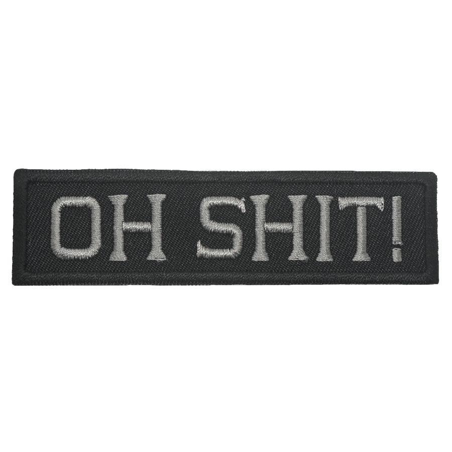 OH SHIT PATCH - BLACK FOLIAGE