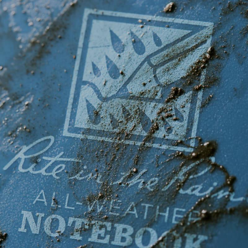RITE IN THE RAIN TOP SPIRAL NOTEBOOK 3" X 5" - BLUE (235) - Image 3