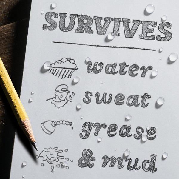RITE IN THE RAIN WEATHERPROOF MAXI SIDE SPIRAL 8.5" X 11" NOTEBOOK - BLACK (773-MX) - Image 5
