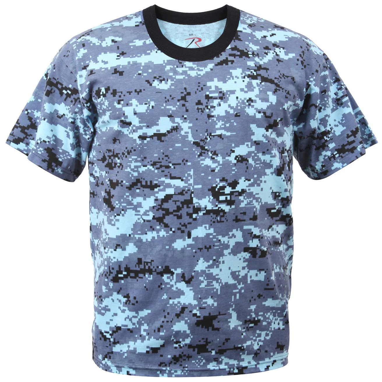 ROTHCO CAMO T-SHIRT - DIGITAL SKY BLUE