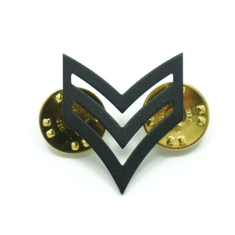 ROTHCO SERGEANT METAL PIN - BLACK