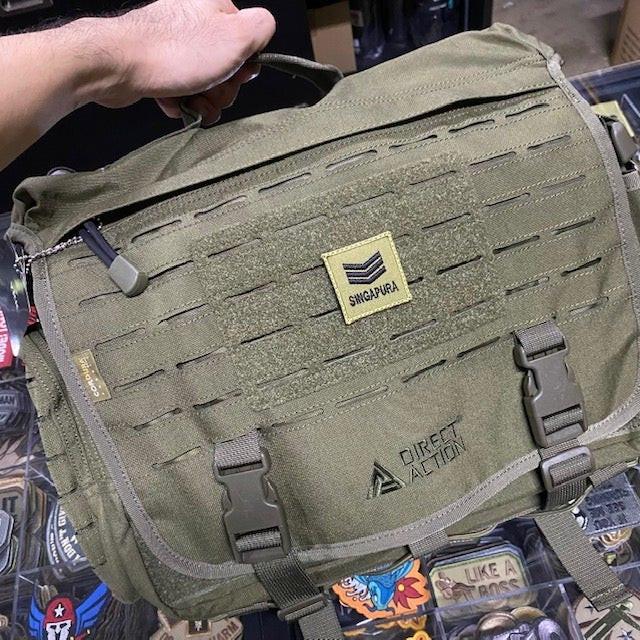 SAF Rank Patch ME1 Mini (Olive Green) Hook Velcro - Image 4