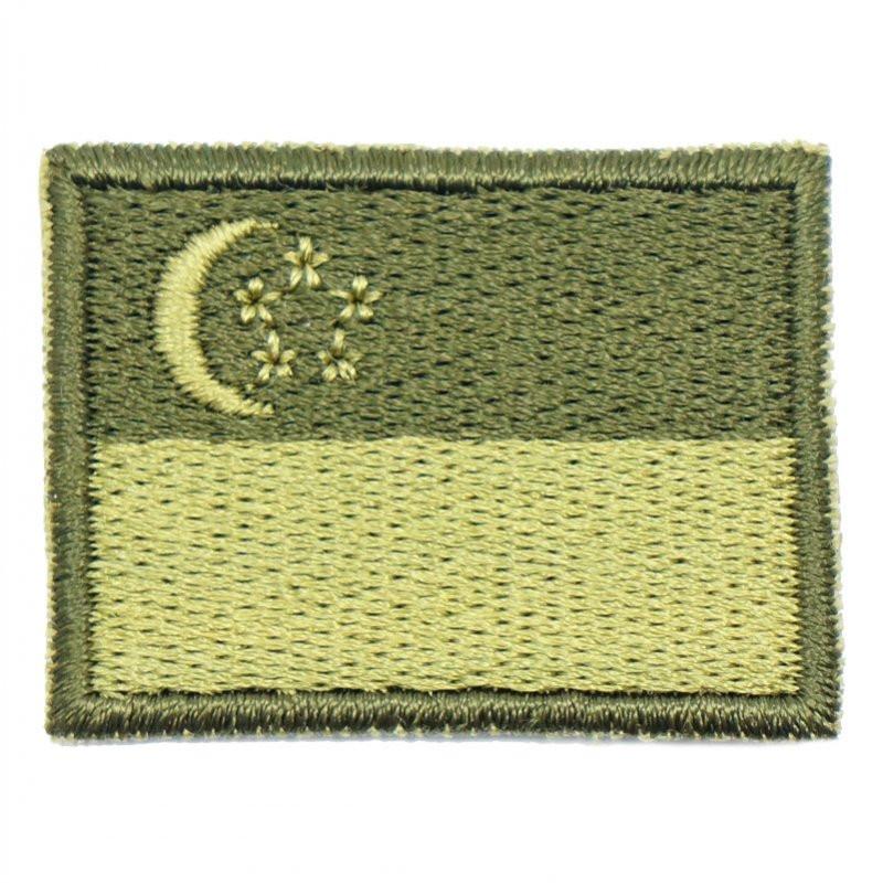 SINGAPORE FLAG - GREEN BORDER (MINI)