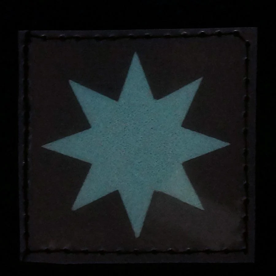 SPARK GITD PATCH - BLUE GLOW IN THE DARK - Image 2