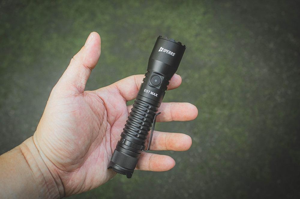 SPERAS EST MAX PROFESSIONAL TACTICAL POLICE FLASHLIGHT 2500 LUMENS, 1 x 18650 (BLACK) - Image 17