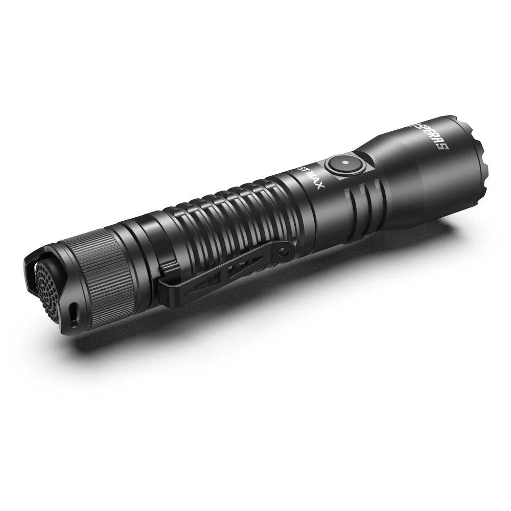 SPERAS EST MAX PROFESSIONAL TACTICAL POLICE FLASHLIGHT 2500 LUMENS, 1 x 18650 (BLACK) - Image 3