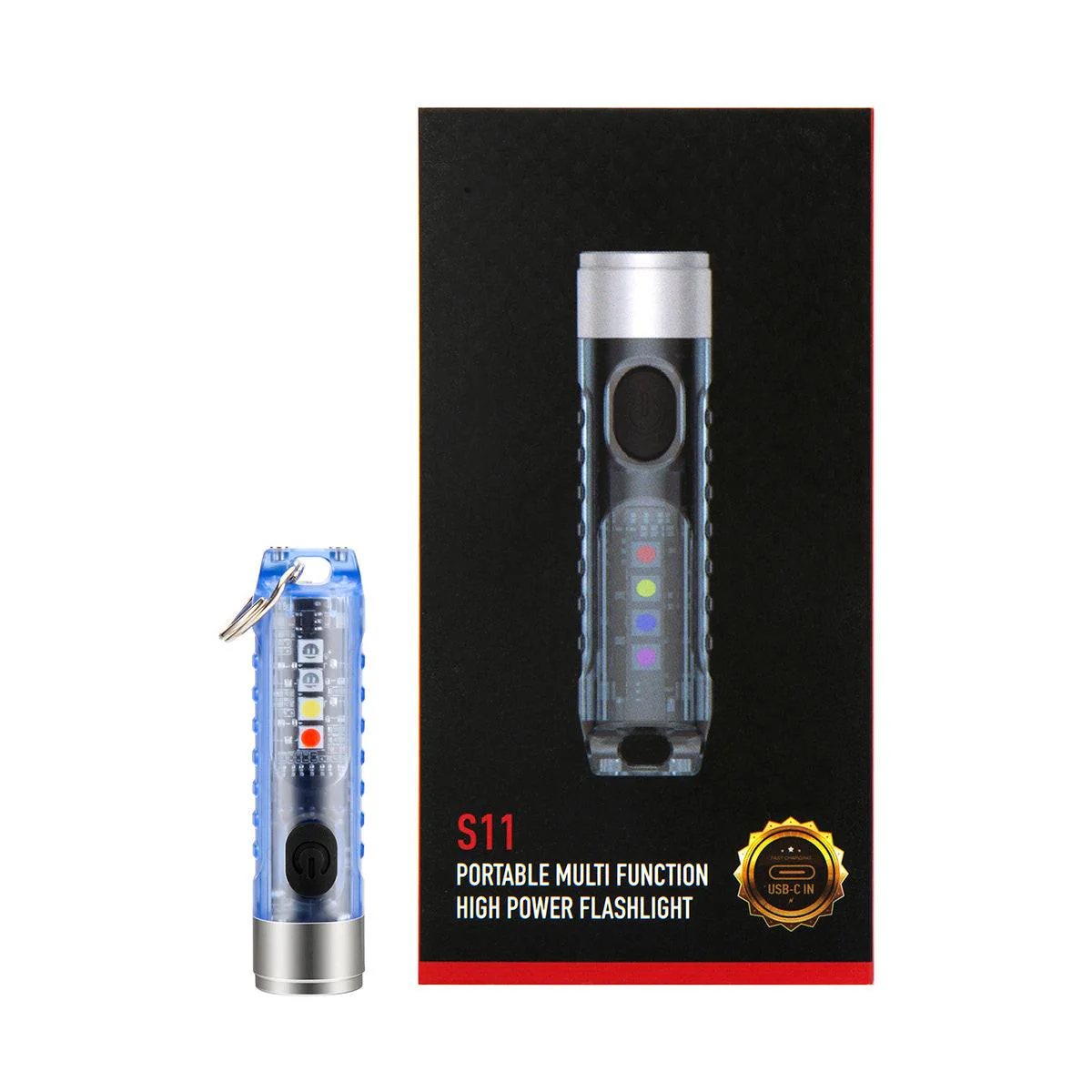 SPERAS S11 MINI MULTIFUNCTIONAL KEYCHAIN LIGHTS 400 LUMENS - Image 3