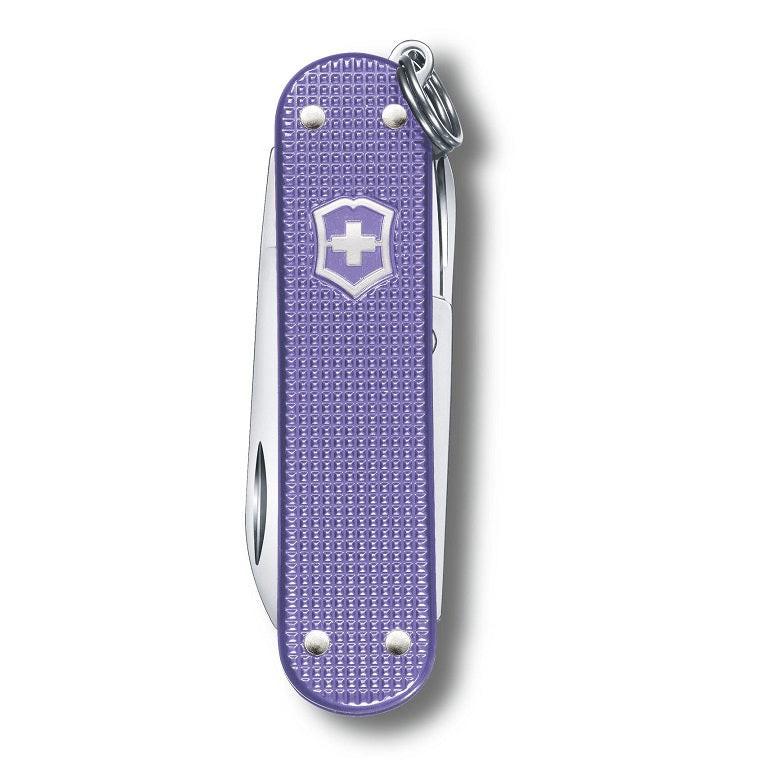Victorinox Classic Alox 58mm Pocket Knife (Electric Lavender) - Image 3