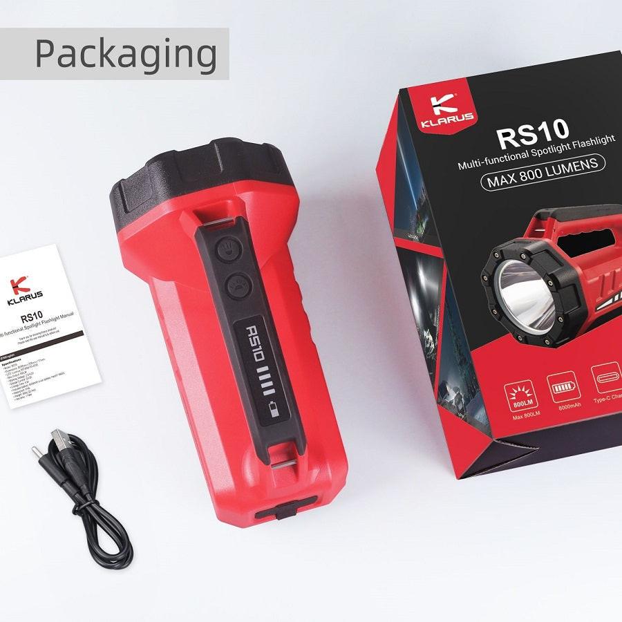 Klarus RS10 USB-C Rechargeable Spotlight Torch (800 Lumens, 532 m) - Image 13