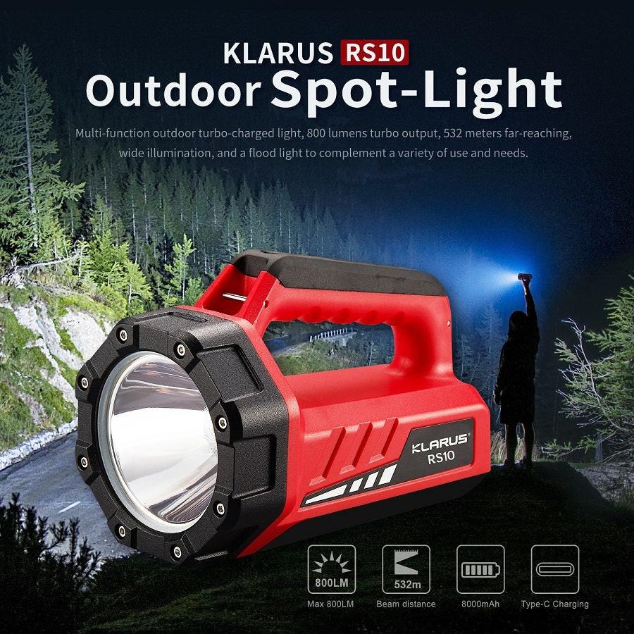Klarus RS10 USB-C Rechargeable Spotlight Torch (800 Lumens, 532 m) - Image 5