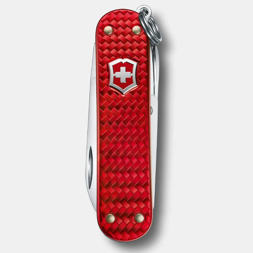 VICTORINOX CLASSIC PRECIOUS ALOX 58MM WITH GIFT BOX - ICONIC RED - Image 2