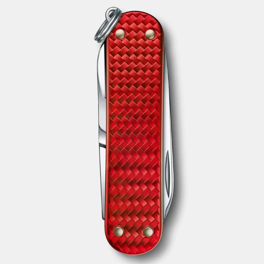 VICTORINOX CLASSIC PRECIOUS ALOX 58MM WITH GIFT BOX - ICONIC RED - Image 3