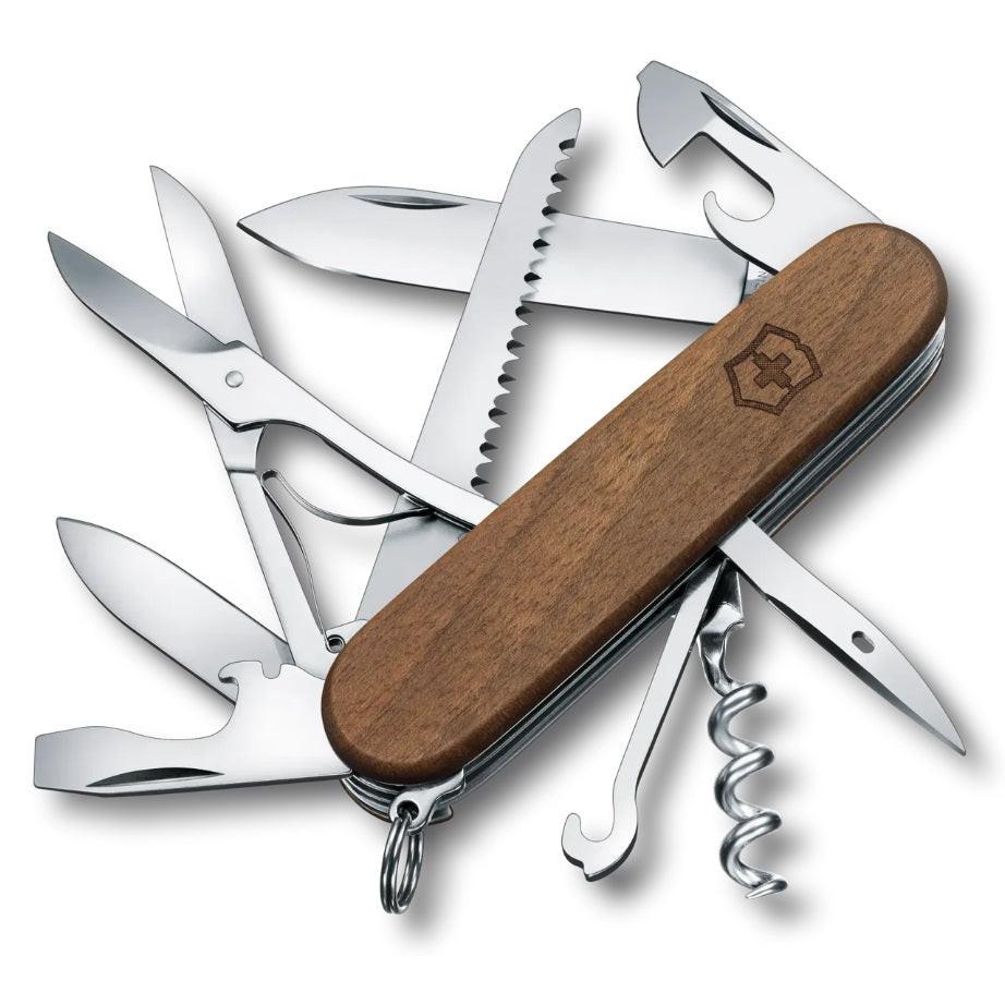 Victorinox Huntsman Wood 91mm Swiss Army Knife (Walnut)