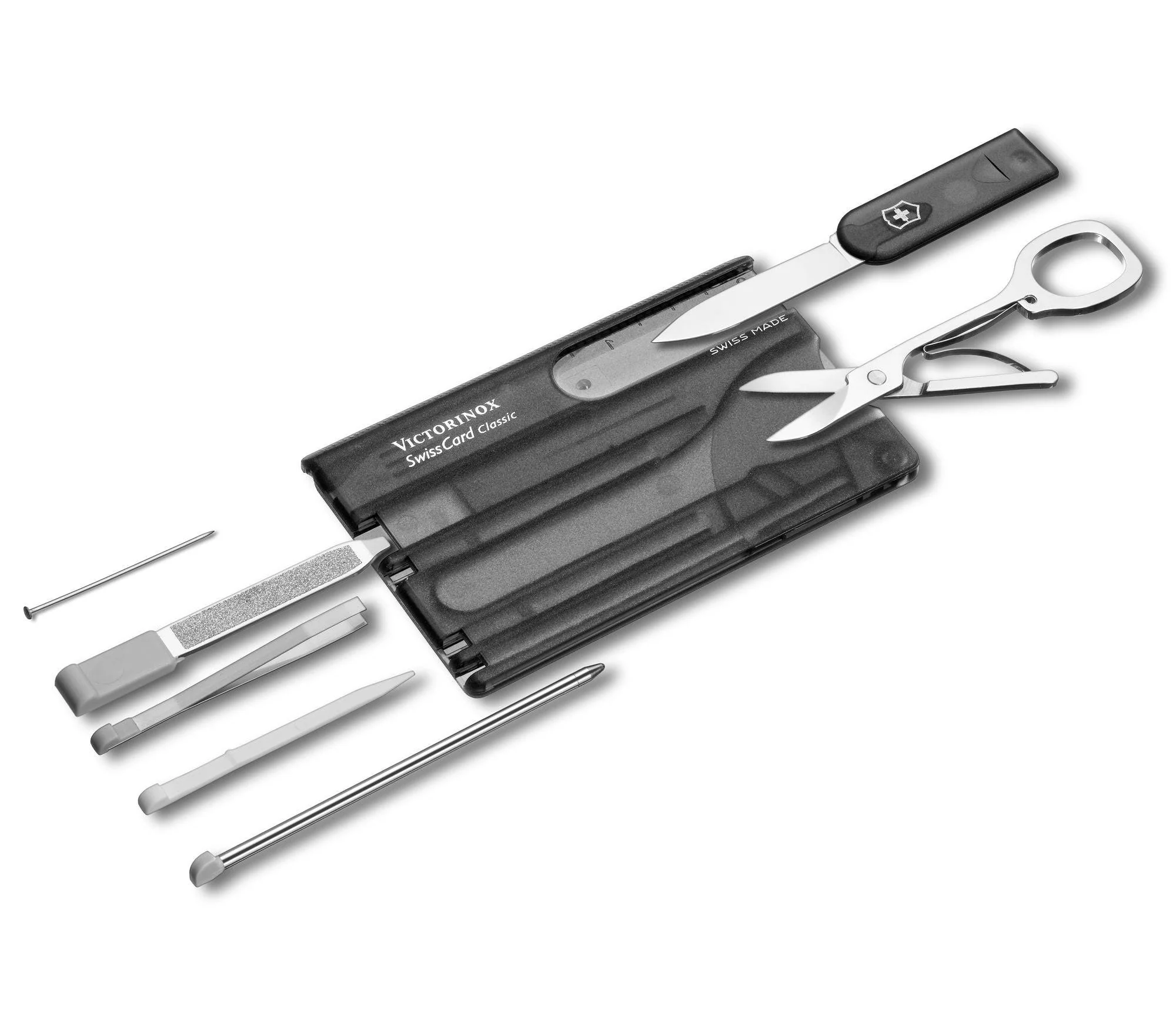 VICTORINOX SWISSCARD CLASSIC - TRANSPARENT BLACK - Image 2