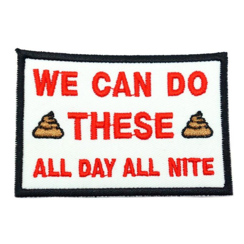 WE CAN DO THESE PATCH - WHITE